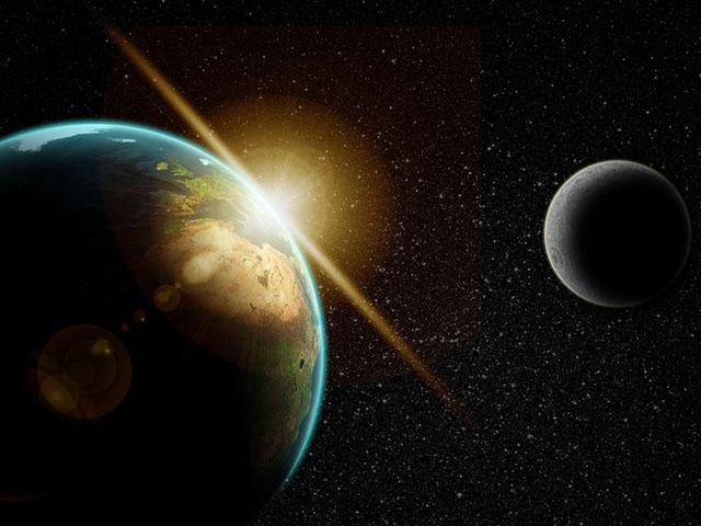 planet sunrise