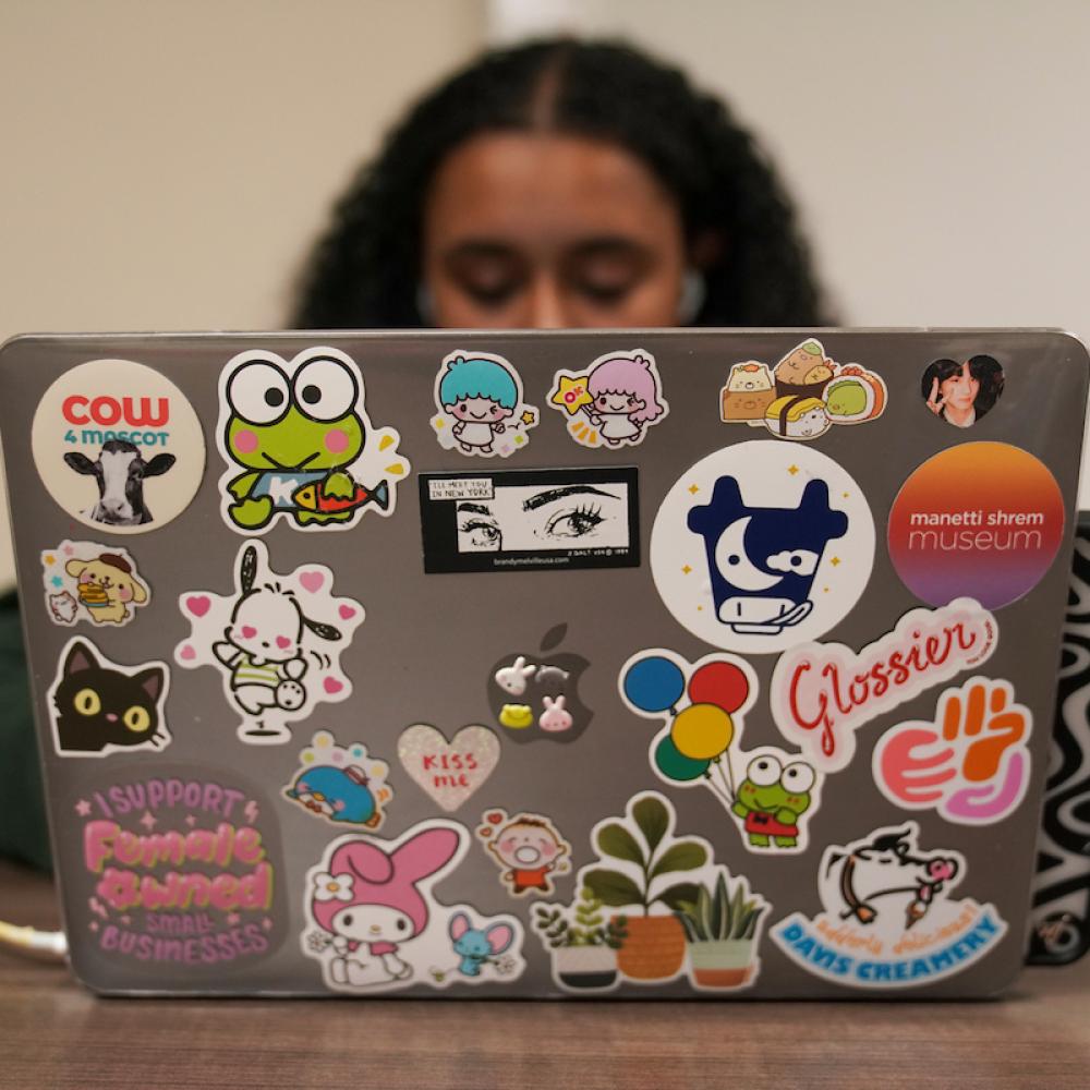 Person at a computer