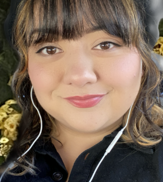 An image of Joelle Pittman wearing a black shirt